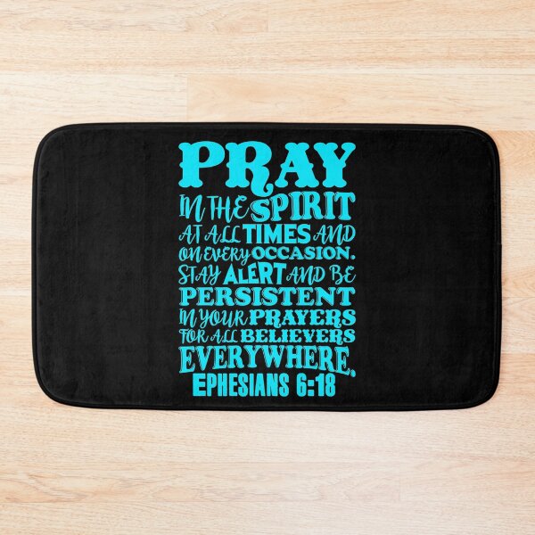 Item preview, Ephesians 6:18 designed and sold by plushism.
