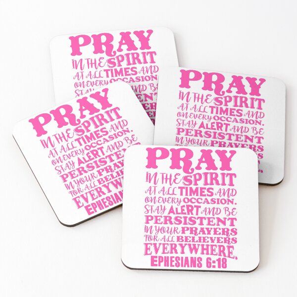 Item preview, Ephesians 6:18 designed and sold by plushism.