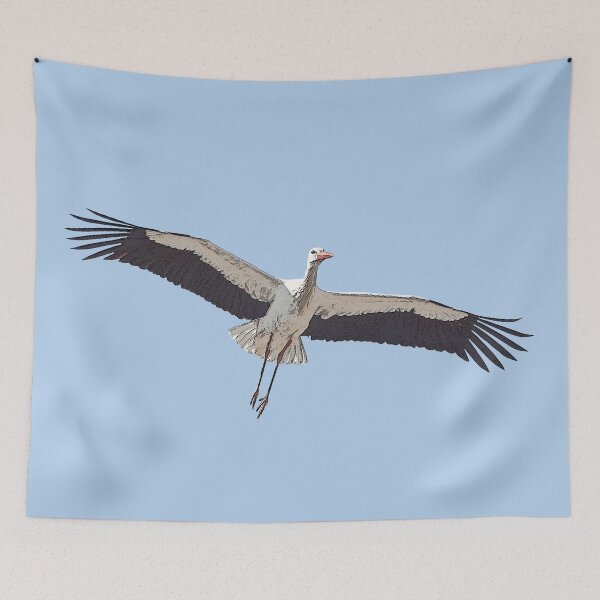 Item preview,  White Stork Color Print  designed and sold by designsasstultd.