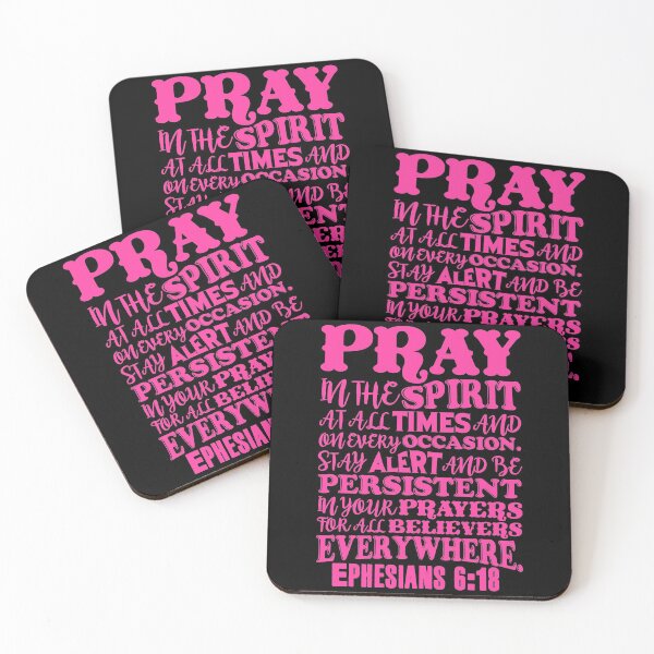 Item preview, Ephesians 6:18 designed and sold by plushism.