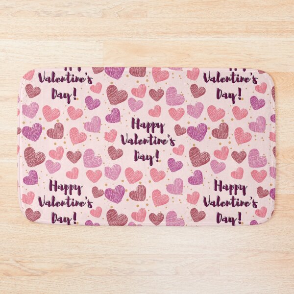 Item preview, Happy Valentine's day pink hearts design designed and sold by theamalia.