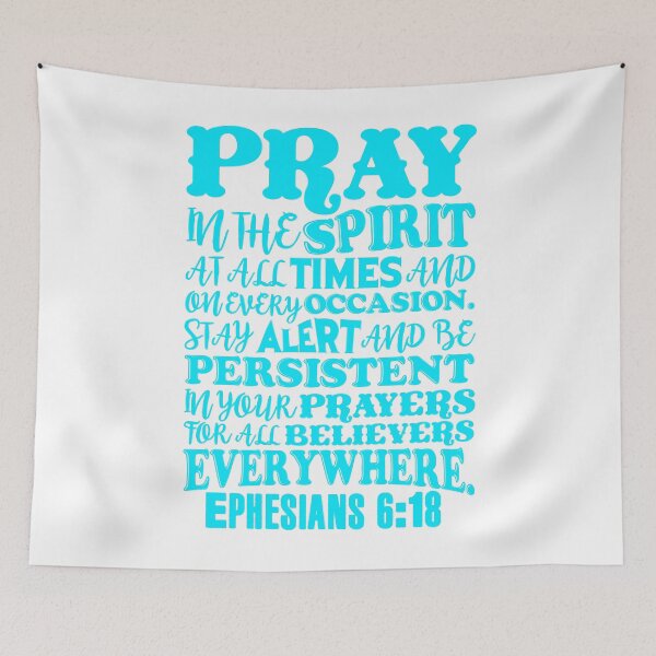 Item preview, Ephesians 6:18 designed and sold by plushism.