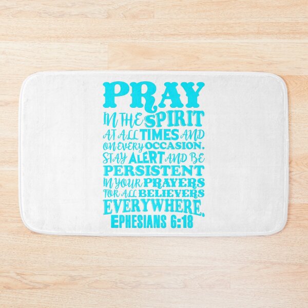 Item preview, Ephesians 6:18 designed and sold by plushism.