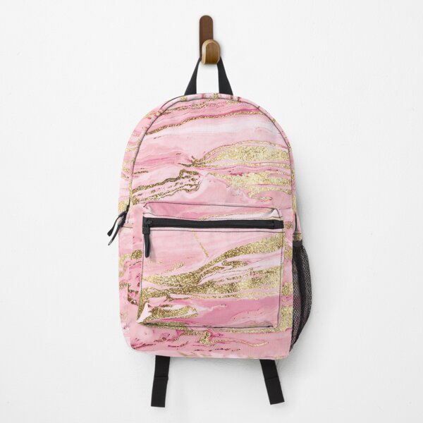 Item preview, Stylish Pink Gold Abstract Marbleized Paint designed and sold by InovArtS.