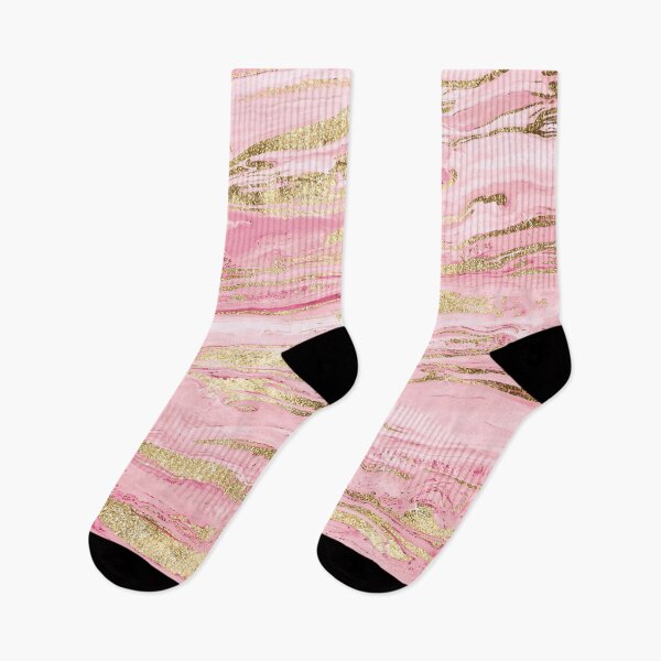 Item preview, Stylish Pink Gold Abstract Marbleized Paint designed and sold by InovArtS.