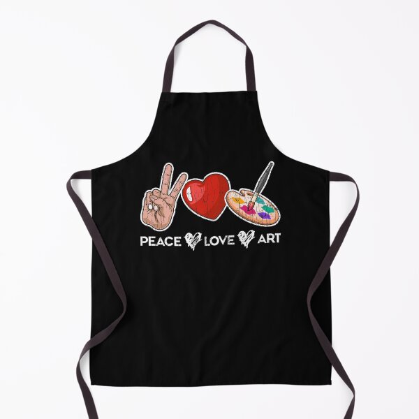 Item preview, Peace Love Art Gift For Art Teacher Funny Present designed and sold by oounitluca.