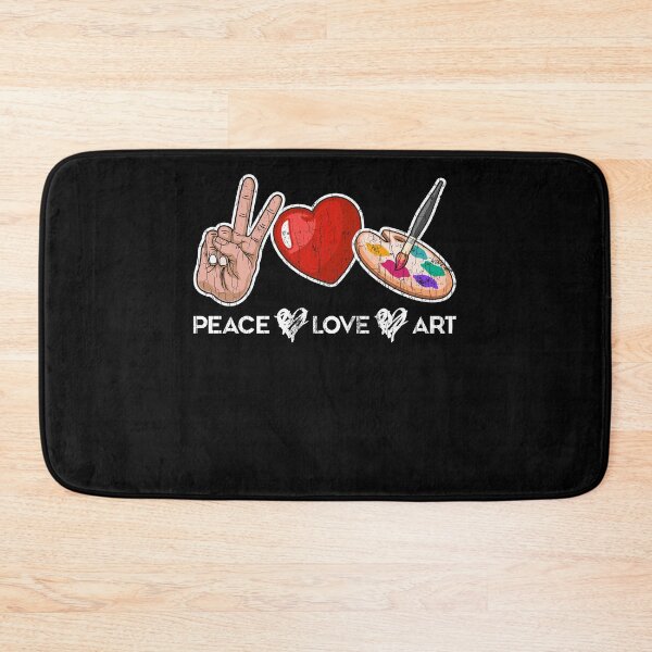 Item preview, Peace Love Art Gift For Art Teacher Funny Present designed and sold by oounitluca.