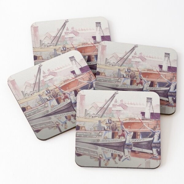 Item preview, Working Boats, Series No6, Shroppie Fly Boats. designed and sold by Scavengerart.