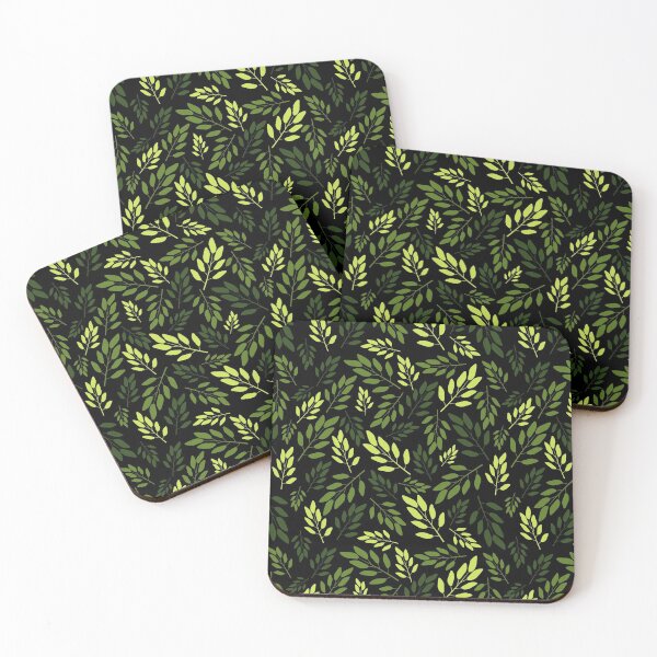 Item preview, Leaves pattern with 3D effect designed and sold by KorotkovaAlena.