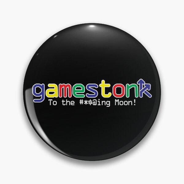 Item preview, GAMESTONK - To The Moon! Vintage Retro-inspired Gamestonk design designed and sold by JinxWhaleDesign.