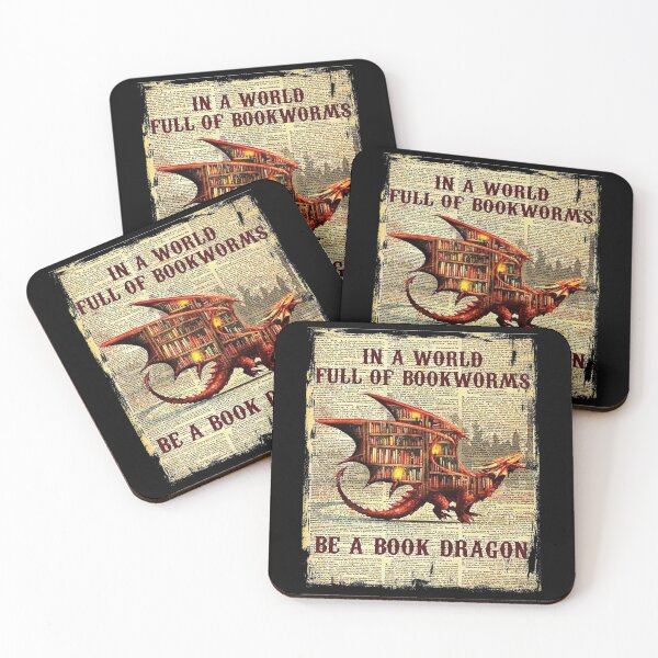 Item preview, in a world full of bookworms be a book dragon funny bookworm book dragon designed and sold by GoodyLeo.