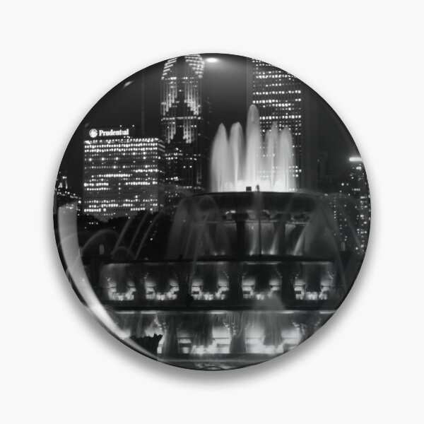 Item preview, Buckingham Fountain Chicago Grayscale designed and sold by mljdwhite.