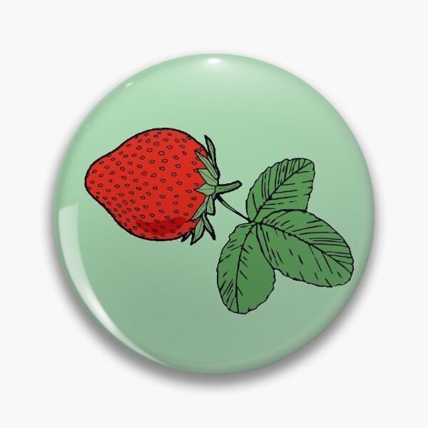 Item preview, fresh summer strawberries pattern designed and sold by TrueType.