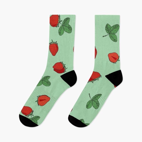 Item preview, fresh summer strawberries pattern designed and sold by TrueType.