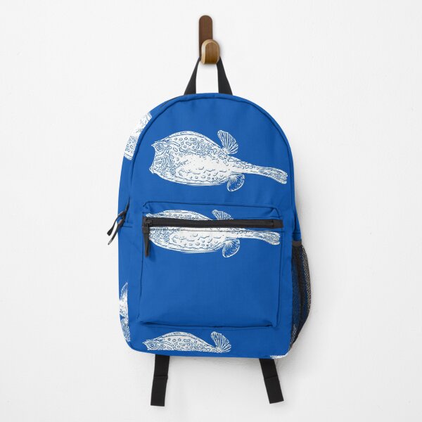 Item preview, White Print of a Scrawled Cowfish designed and sold by designsasstultd.