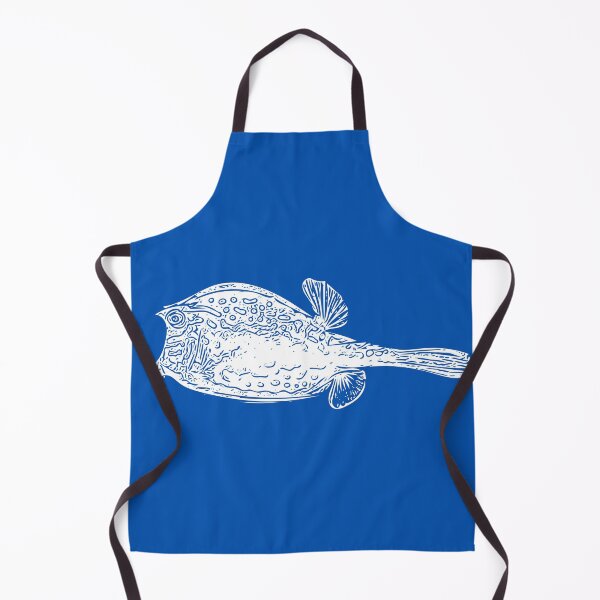 Item preview, White Print of a Scrawled Cowfish designed and sold by designsasstultd.