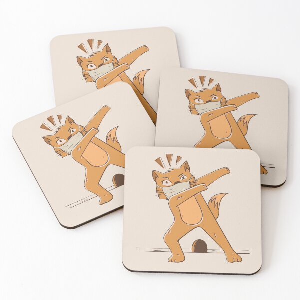 Item preview, Dabbing cat with its mask on  designed and sold by Graphix-Space.