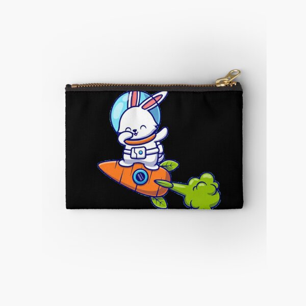 Item preview, rabbit dabbing on carrot rocket designed and sold by Rakos-Merch.