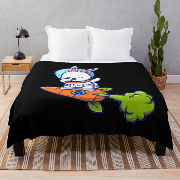 Item preview, rabbit dabbing on carrot rocket designed and sold by Rakos-Merch.