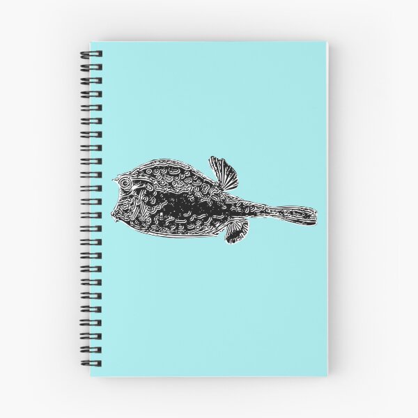 Item preview, Black over White Print of a Scrawled Cowfish designed and sold by designsasstultd.