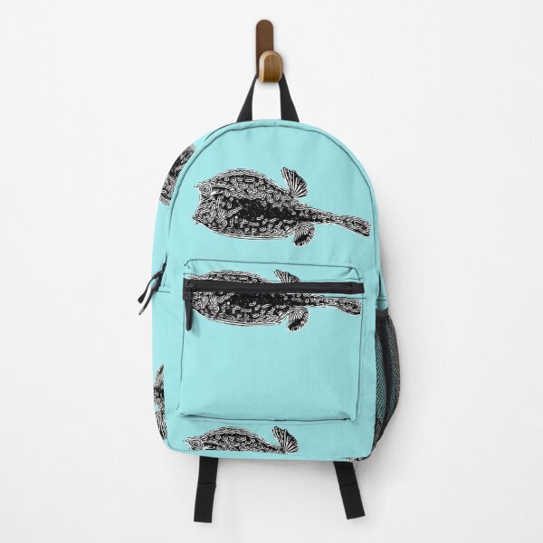 Item preview, Black over White Print of a Scrawled Cowfish designed and sold by designsasstultd.