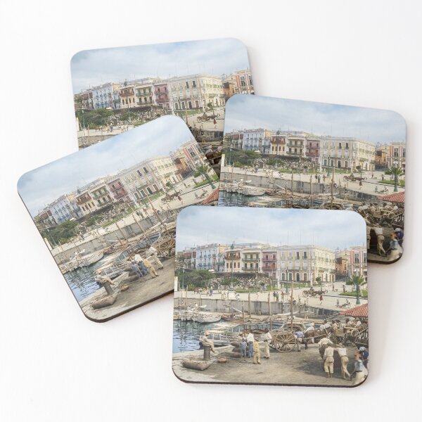 Item preview, Old San Juan Marina, Puerto Rico in the year 1903 designed and sold by Sanna Dullaway.
