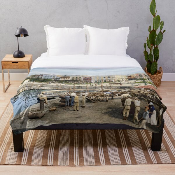 Item preview, Old San Juan Marina, Puerto Rico in the year 1903 designed and sold by Sanna Dullaway.