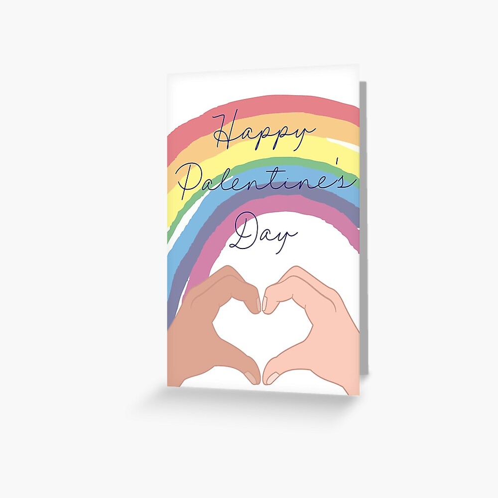 Happy Palentine's Day! Greetings card for your BFF Greeting Card