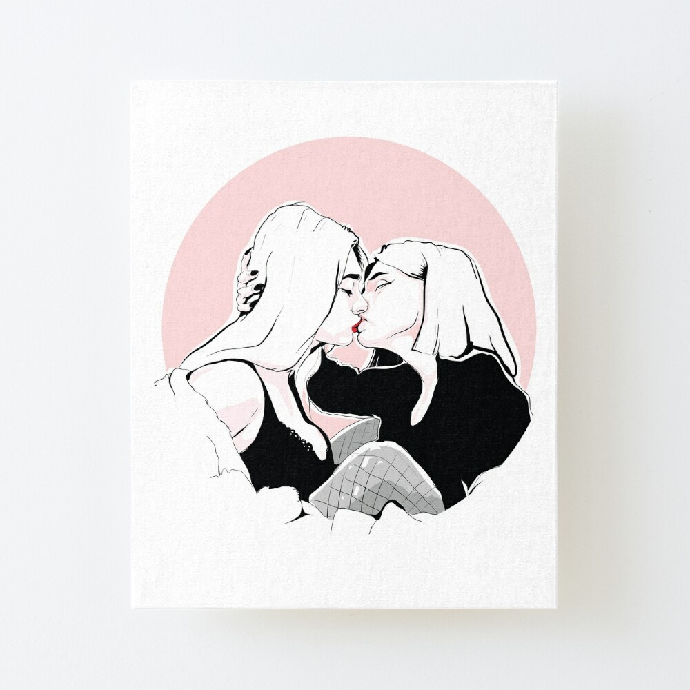 Love You till The End - Lesbian Kiss Pop Arts Edition