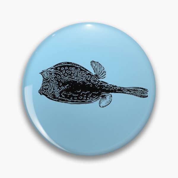 Item preview,  Black Print of a Scrawled Cowfish designed and sold by designsasstultd.