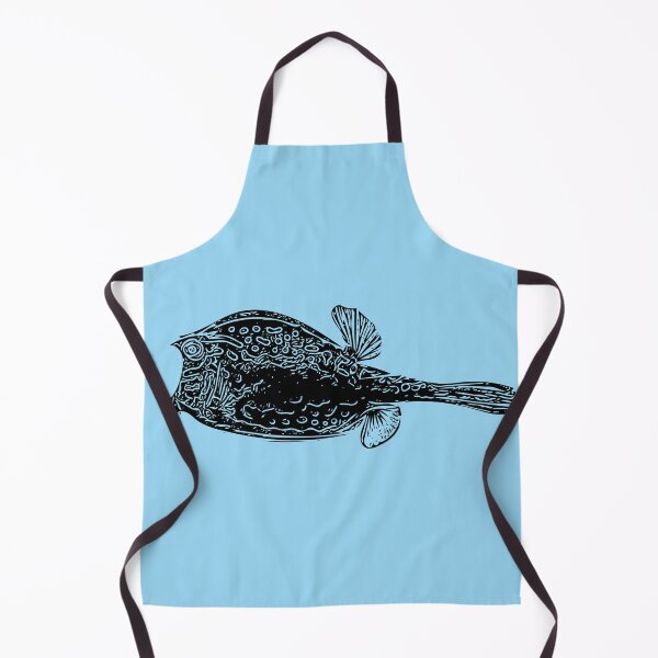 Item preview, Black Print of a Scrawled Cowfish designed and sold by designsasstultd.