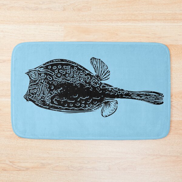 Item preview,  Black Print of a Scrawled Cowfish designed and sold by designsasstultd.