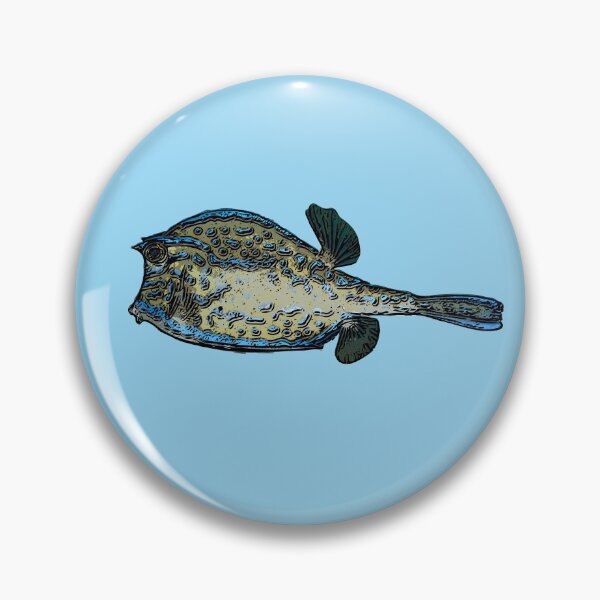 Item preview, Black Alternate Print of a Scrawled Cowfish designed and sold by designsasstultd.