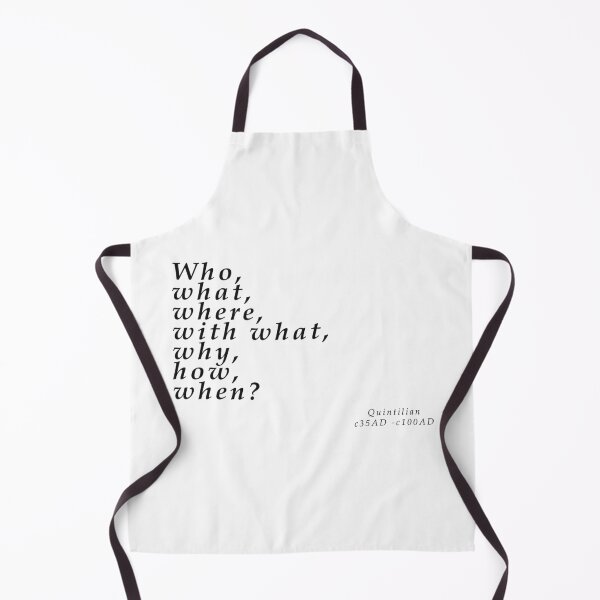 Item preview, Who, what, where, with what, why, how, when? designed and sold by iconatastic.