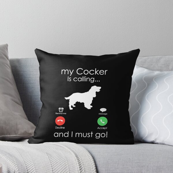 Item preview, Cocker is Calling. Funny Dog Owner Gift designed and sold by majuga.