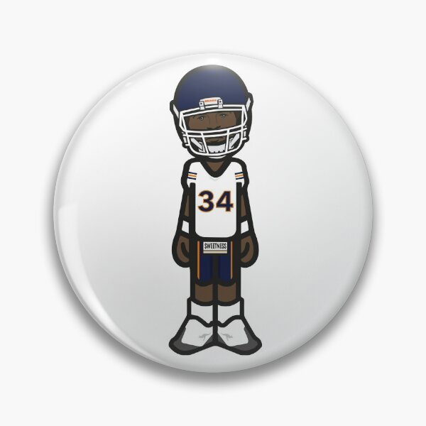Item preview, Walter Payton Chicago Sweetness #34 White Illustration designed and sold by Bear Creative.