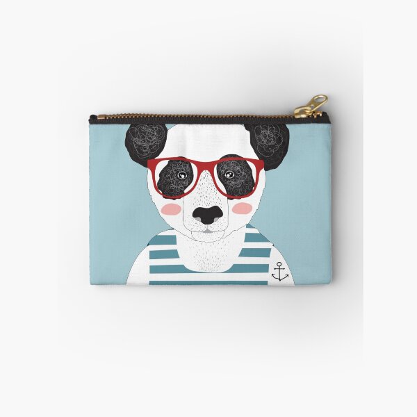 Item preview, Cartoon Animals Panda Bear in Glasses designed and sold by peacockcards.