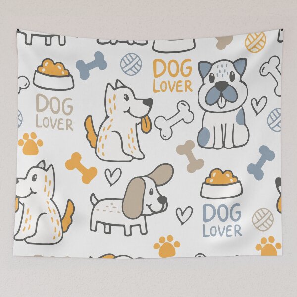 Item preview, Dog lover cute pattern designed and sold by Graphix-Space.