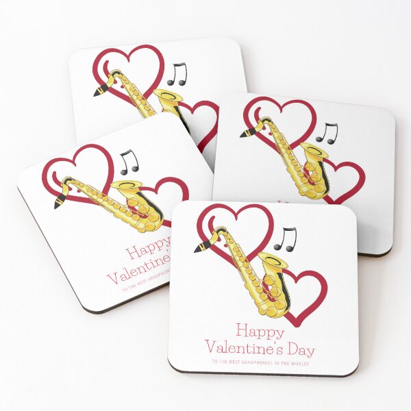 Item preview, Happy Valetine's Day to the Best Saxophonist in the World! - Dark Red designed and sold by glide-products.