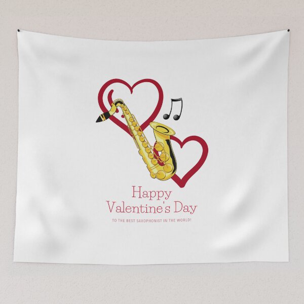 Item preview, Happy Valetine's Day to the Best Saxophonist in the World! - Dark Red designed and sold by glide-products.