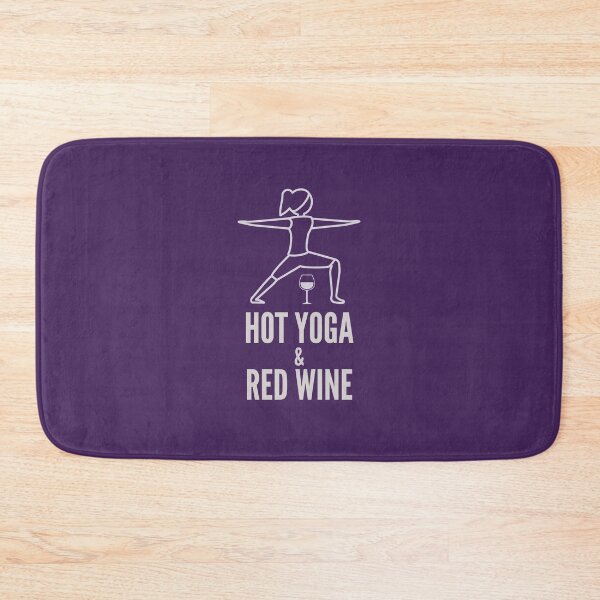 Item preview, Hot Yoga & Red Wine designed and sold by FishWorldwide.