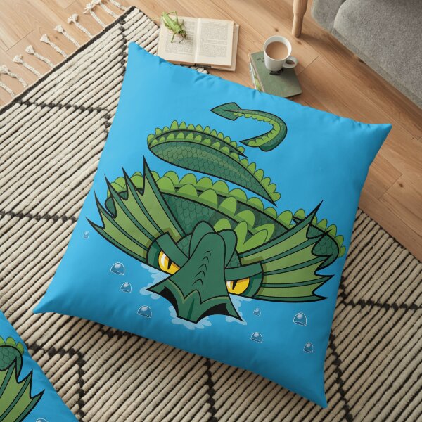 Norfolk Sea Serpent Floor Pillow