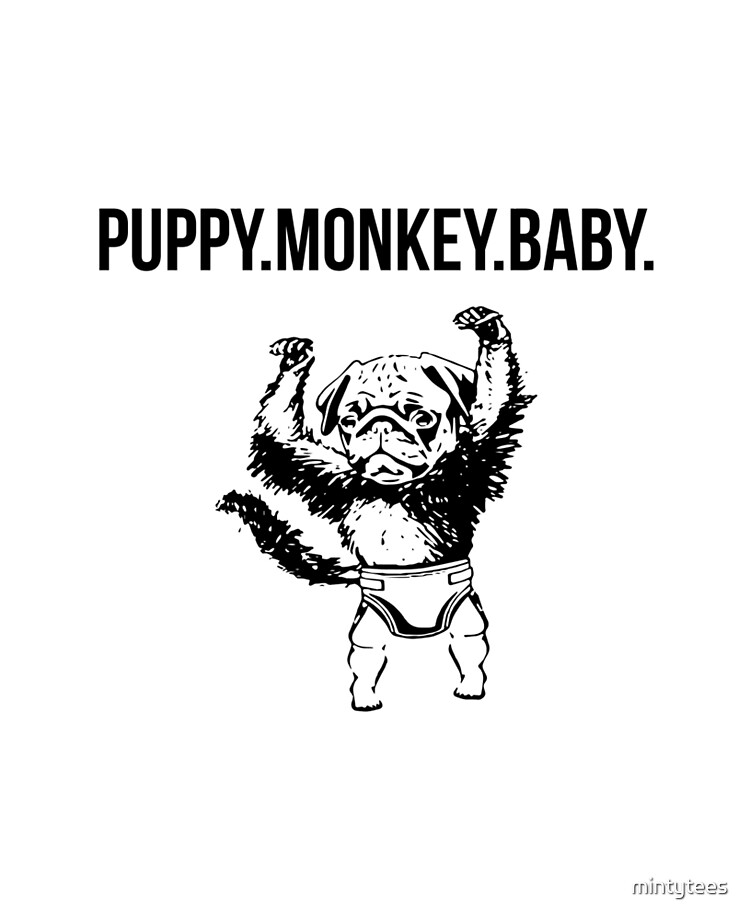 Download Puppy Monkey Baby Shirt Ipad Case Skin By Mintytees Redbubble