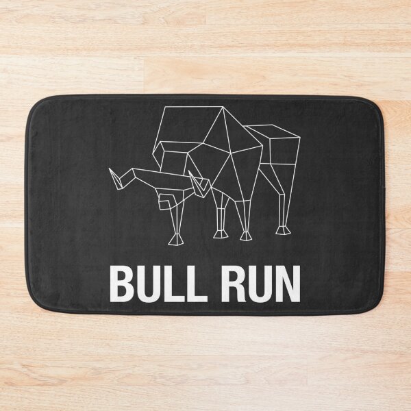 Item preview, White bull run for online retail traders designed and sold by cinemadnesshirt.