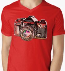 Canon Men's V-Neck T-Shirt