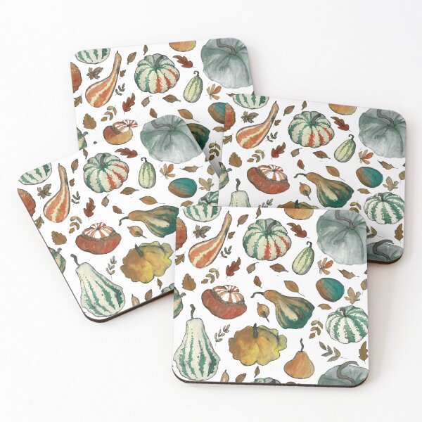 Item preview, Autumn Squashes Watercolor Seamless Pattern designed and sold by Danica Templeton.