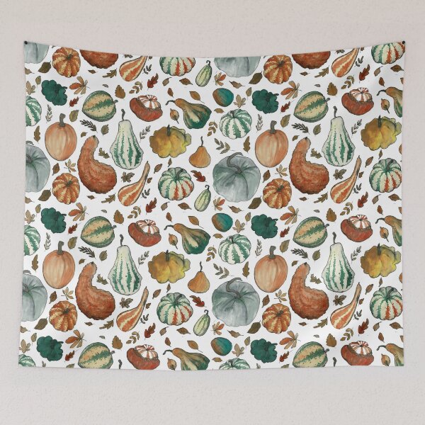 Item preview, Autumn Squashes Watercolor Seamless Pattern designed and sold by Danica Templeton.