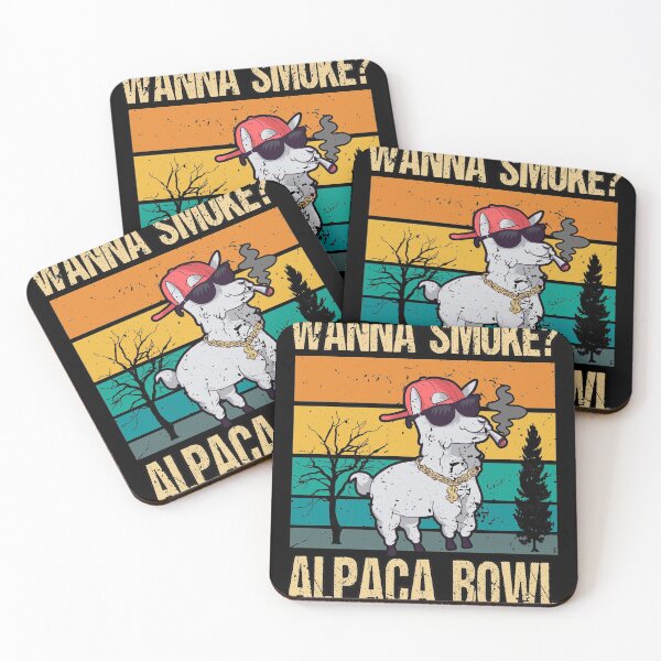 Artikelvorschau, Wanna Smoke Alpaca Bowl - Alpaka lustig trend Lama entworfen und verkauft von redshirtz.