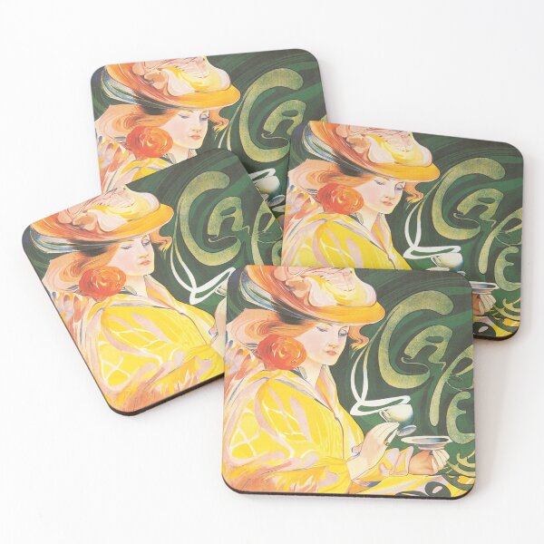 Item preview, Cafe Jacamo - Art Nouveau - Vintage Art designed and sold by RickE.