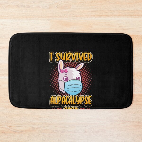 Item preview, I Survived Alpacalypse 2020 - Alpaca Cute Llama designed and sold by redshirtz.